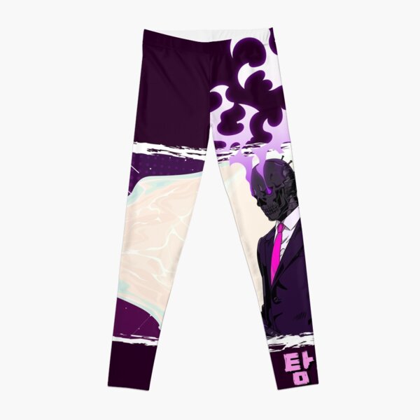 Greed Purple Skyfall | Solo Leveling Leggings RB0310 product Offical solo leveling Merch