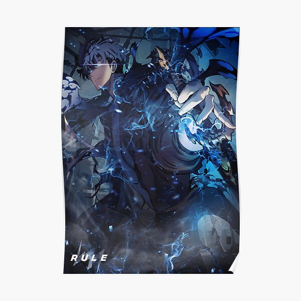 Solo Leveling Sung Jin Woo (Art Design) Poster RB0310 product Offical solo leveling Merch