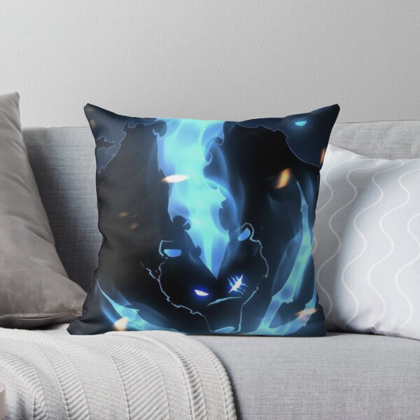 Solo leveling shadow bear Throw Pillow RB0310 product Offical solo leveling Merch