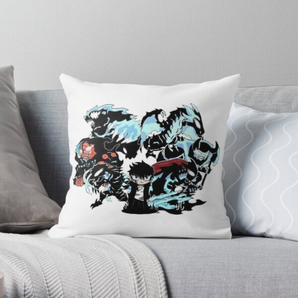 Solo Leveling Throw Pillow RB0310 product Offical solo leveling Merch