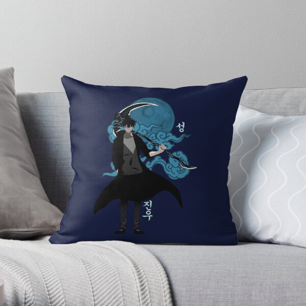 Sung Jin Woo Arrival - Solo Leveling Throw Pillow RB0310 product Offical solo leveling Merch