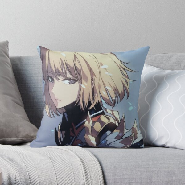 Solo Leveling Cha Hae In Throw Pillow RB0310 product Offical solo leveling Merch